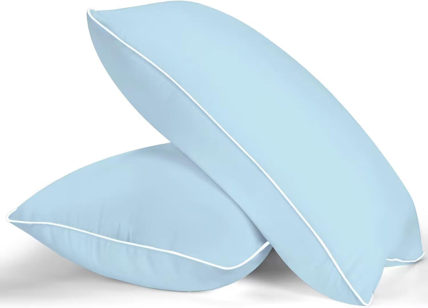 MZOIMZO Bed Pillows for Sleeping- King Size, Set of 2, Cooling Hotel Quality with Premium Soft Down Alternative Fill for Back, Stomach or Side Sleepers