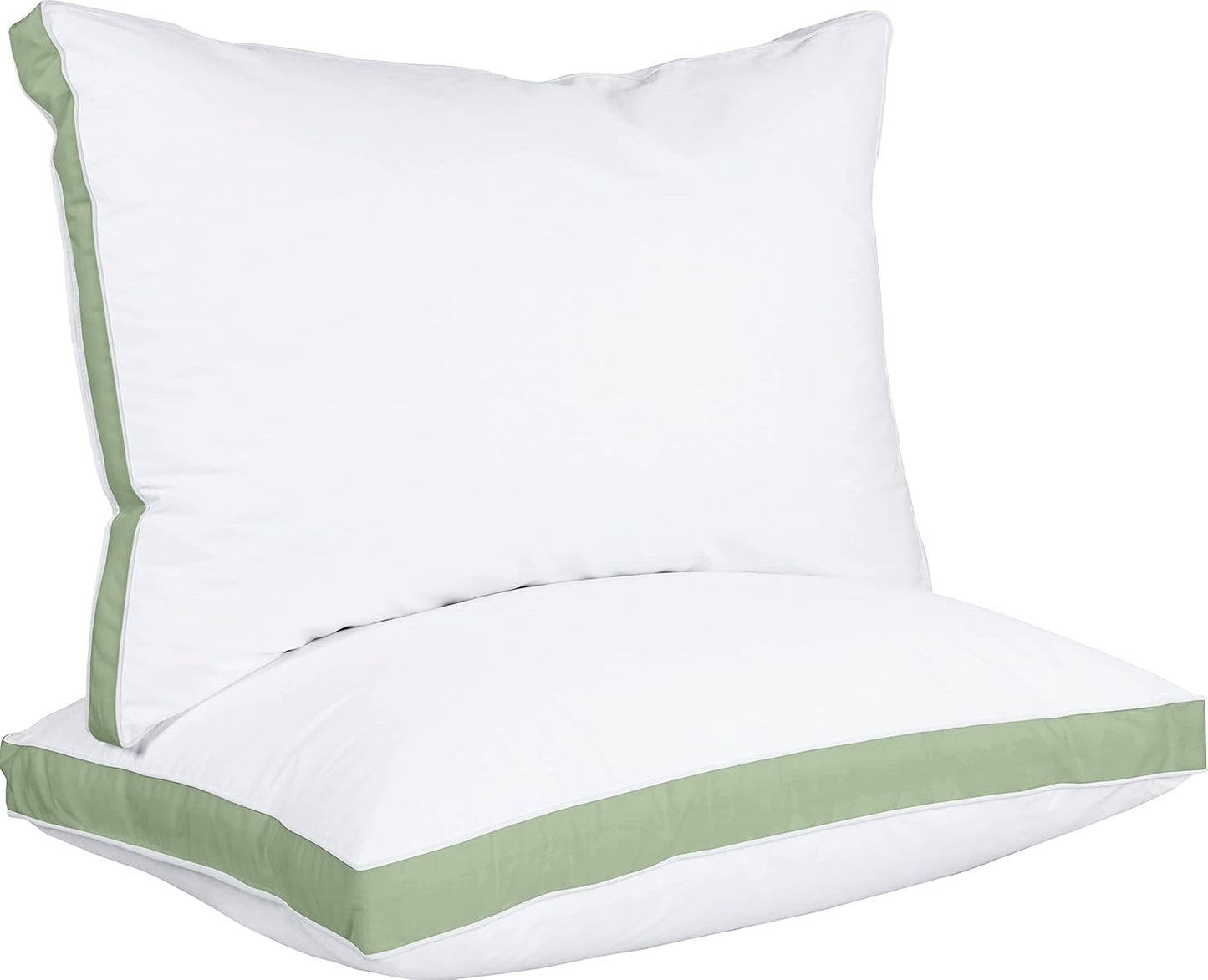 Utopia Bedding Bed Pillows for Sleeping Queen Size (White), Set of 2, Cooling Hotel Quality, Gusseted Pillow for Back, Stomach or Side Sleepers