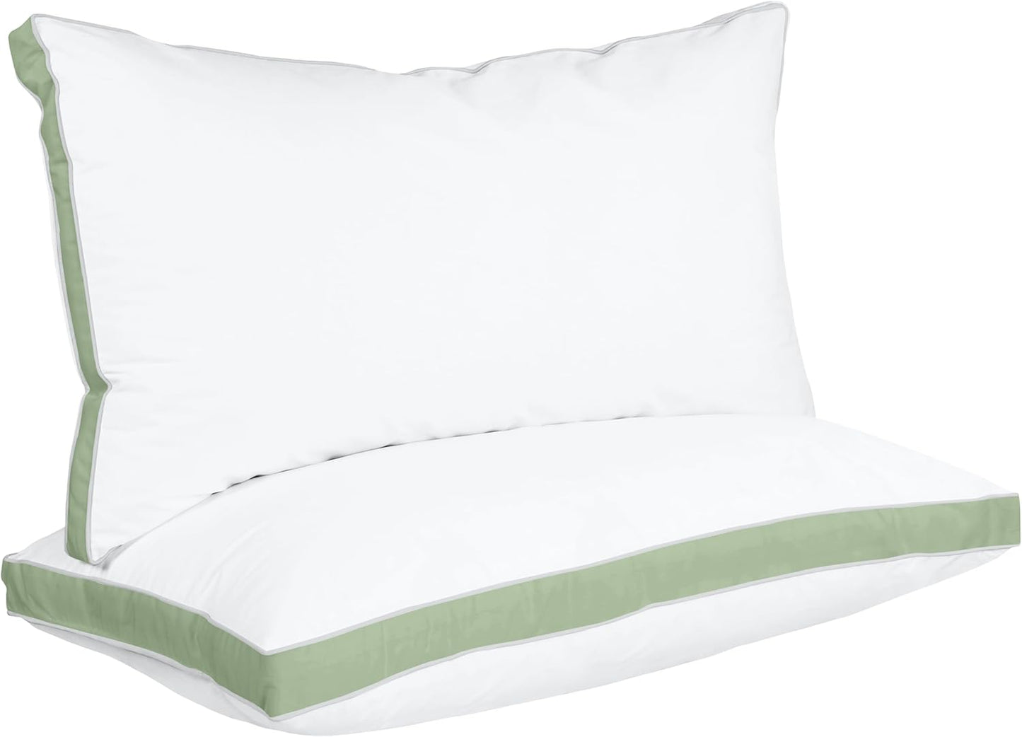 Utopia Bedding Bed Pillows for Sleeping Queen Size (White), Set of 2, Cooling Hotel Quality, Gusseted Pillow for Back, Stomach or Side Sleepers